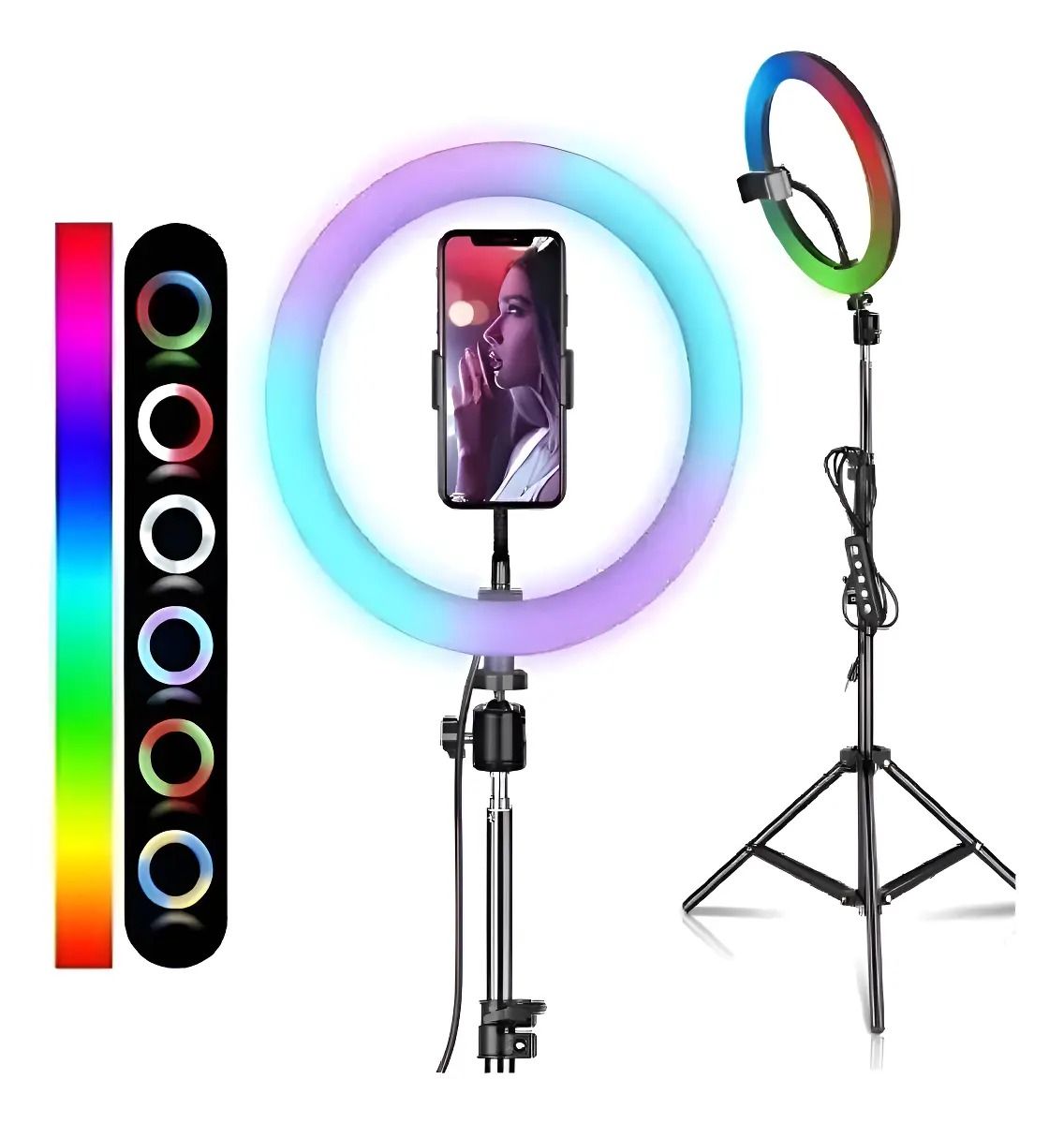 ARO DE LUZ RGB DE 45 CM MJ45